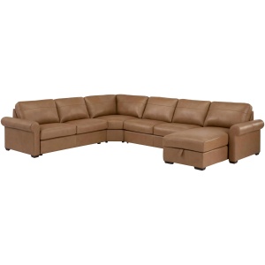 Harley 5-pc. Leather Sectional