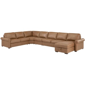 Harley 6-pc. Leather Sectional