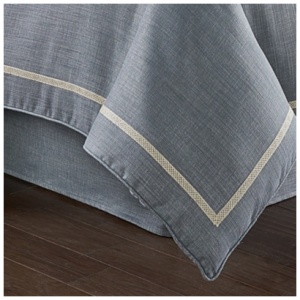 J. Queen New York Aurora Queen 4 Piece Comforter Set, Blue