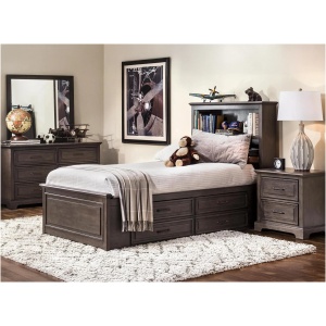 Kieran 4-pc. Bedroom Set with 1-Side Storage