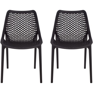 Leila Outdoor Dining Chairs -Set of 2