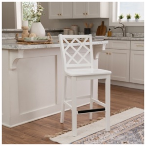 Linon Kolt Counter Stool, White
