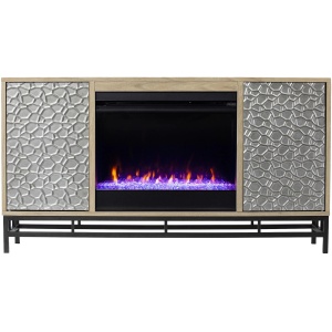 Luciana Color Changing Fireplace Console