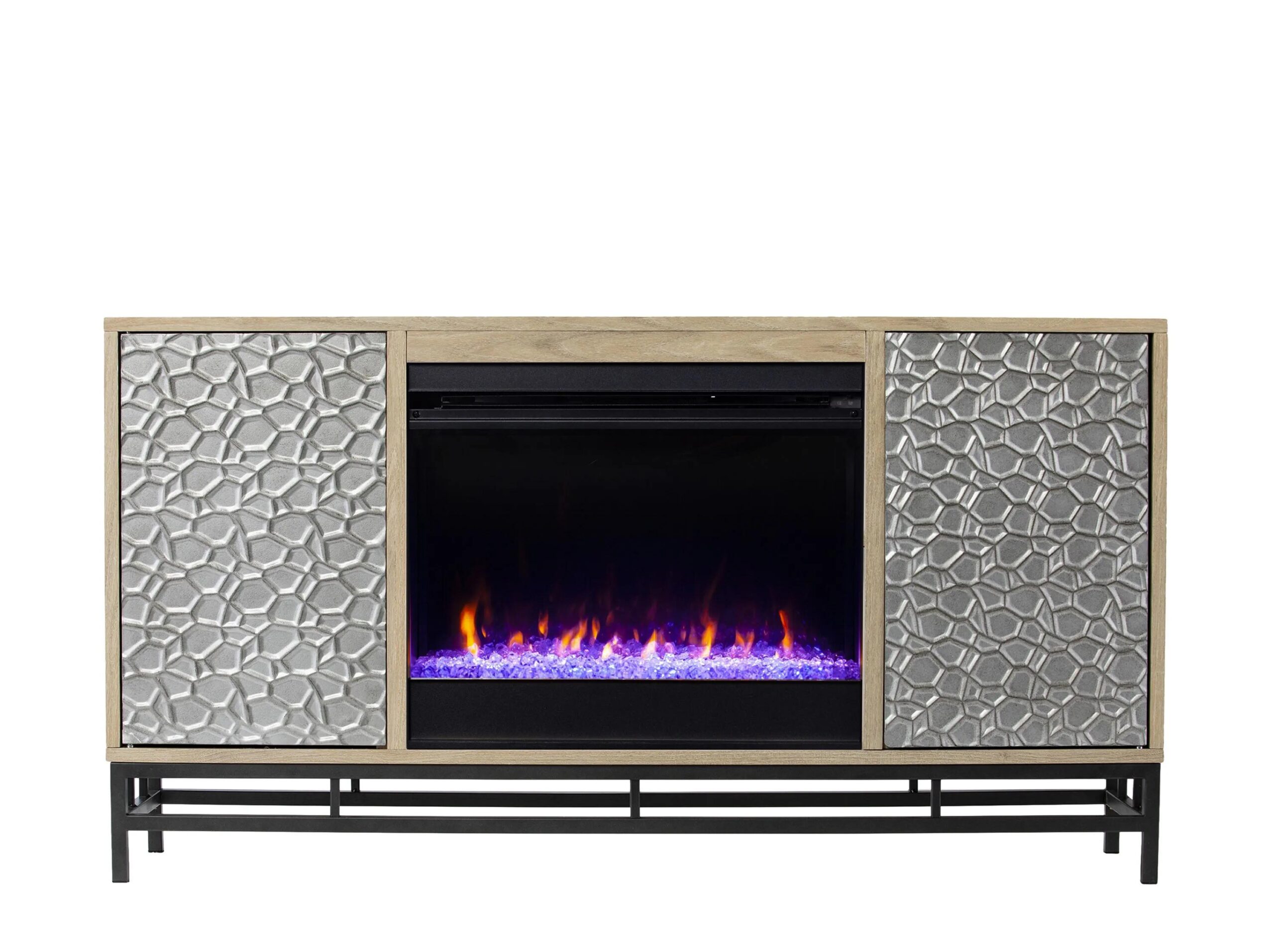 Luciana Color Changing Fireplace Console