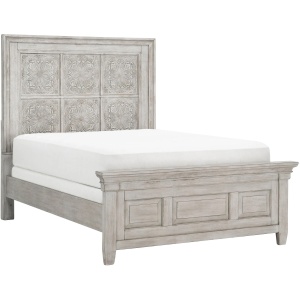 Magnolia Park Carved Panel Bed