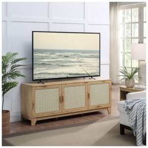 Manhattan Comfort Sheridan 63" TV Stand, Natural