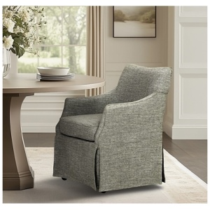 Martha Stewart London Upholstered Dining Chair, Gray