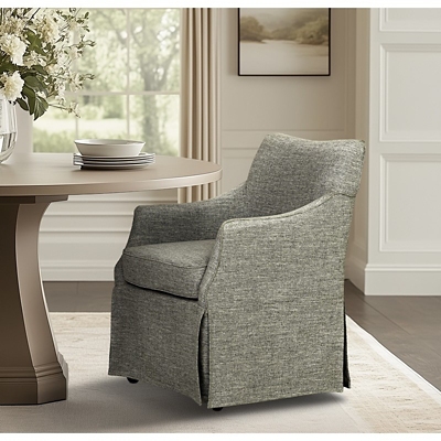 Martha Stewart London Upholstered Dining Chair, Gray