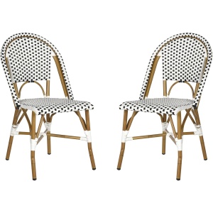 Montez Outdoor French Bistro Side Chair - Set of 2