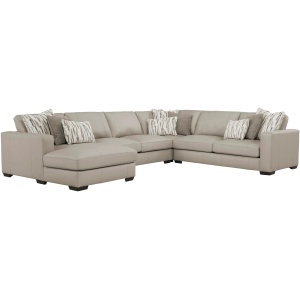 Oaklynn Leather 4-pc. Sectional