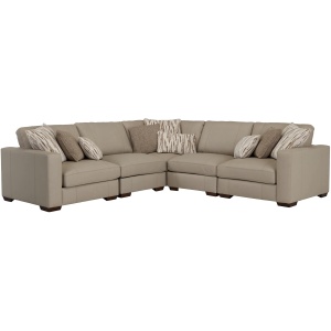 Oaklynn Leather 5-pc. Sectional