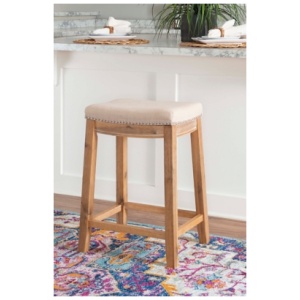 Perry Counter Height Bar Stool , Rustic Brown