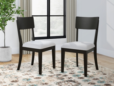 Portdown Next-Gen Nuvella™ Performance Fabric Dining Chair, Black