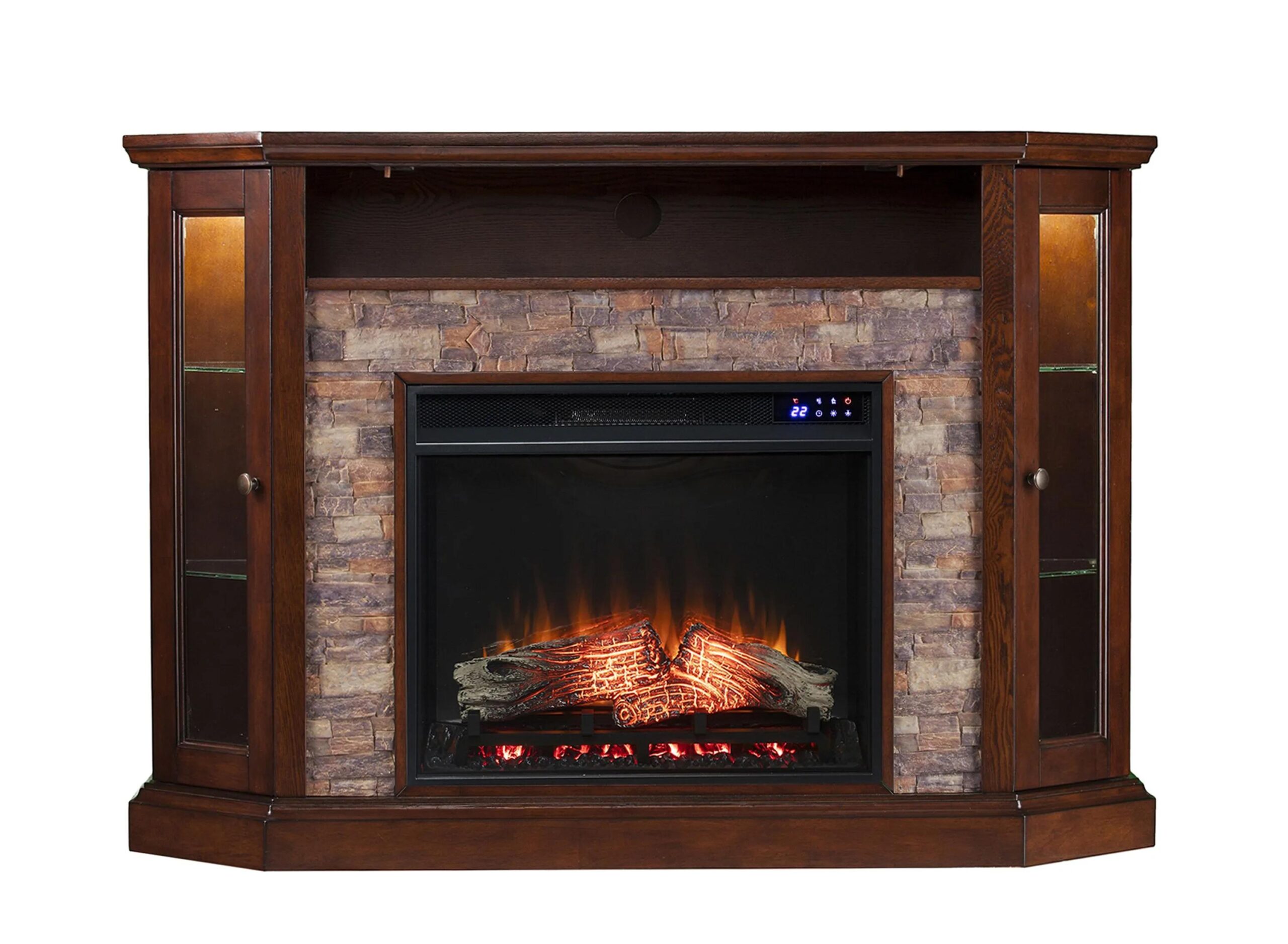 Redding Touch Screen Media Fireplace