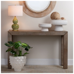 Relaxed Elegance Lucas Console Table, Brown