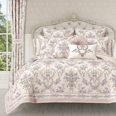 Royal Court Avant Garden King/California King 3 Piece Quilt Set, Blush