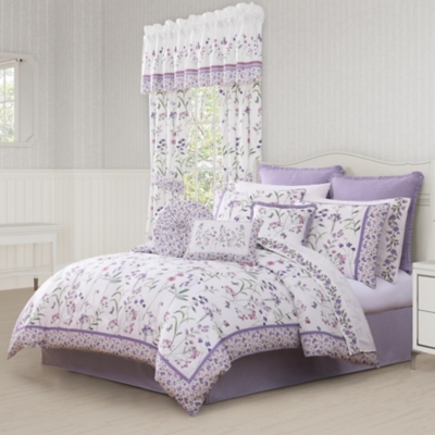Royal Court Nola 4 Piece California King Comforter Set, Lilac