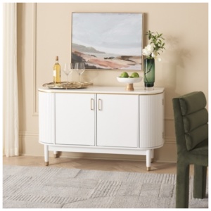 SEI Fenpatrick Buffet, White/Gold