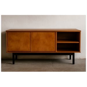 SEI Mainebury 63" TV Stand, Brown