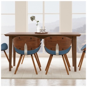 Simpli Home Colby Dining Table, Walnut