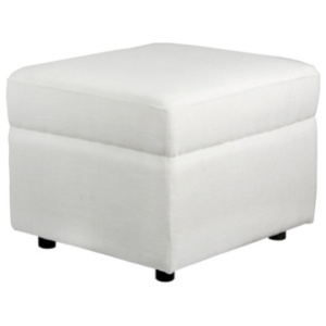 Soho Ottoman, White