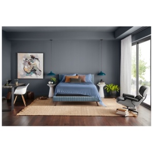 TEMPUR-Rayon from Bamboo Sheet Set- Split California King, Vintage Indigo