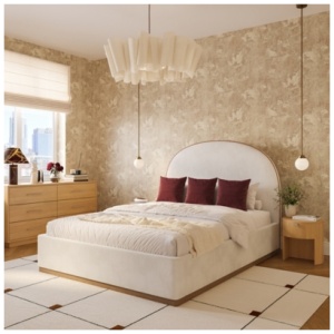 TOV Furniture Marlow 60" 6 Drawer Dresser, Natural