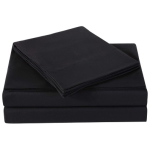 Truly Soft Everyday Full Sheet Set, Black