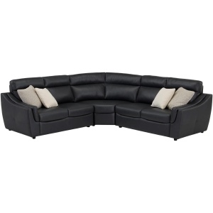 Warner 3-pc. Leather Sectional