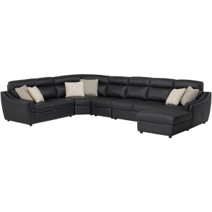 Warner 5-pc. Leather Sectional