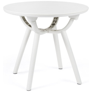 Weather-Resistant Circular Small End Table for Poolside and Balcony-1 Piece