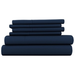 iEnjoy Home Luxury Ultra Soft Twin XL Sheet Set, Navy