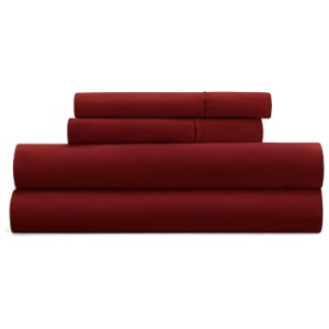 iEnjoy Home Premium Ultra Soft King Bed Sheet Set, Burgundy
