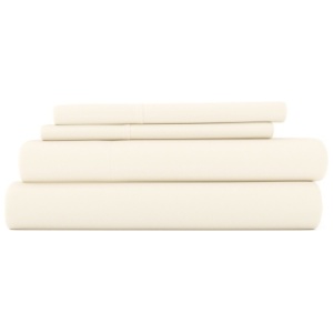 iEnjoy Home Premium Ultra Soft Twin Sheet Set, Ivory