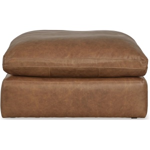 Emilia Oversized Leather Ottoman