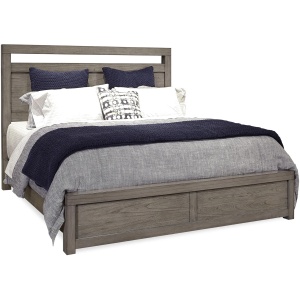 Modern Loft King Panel Bed